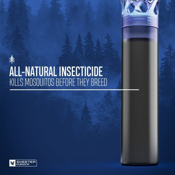 Skeeter Hawk Backyard Mosquito Bait Station 2 Pack Outdoor Summer Bug Zapper - Picture 4 of 5